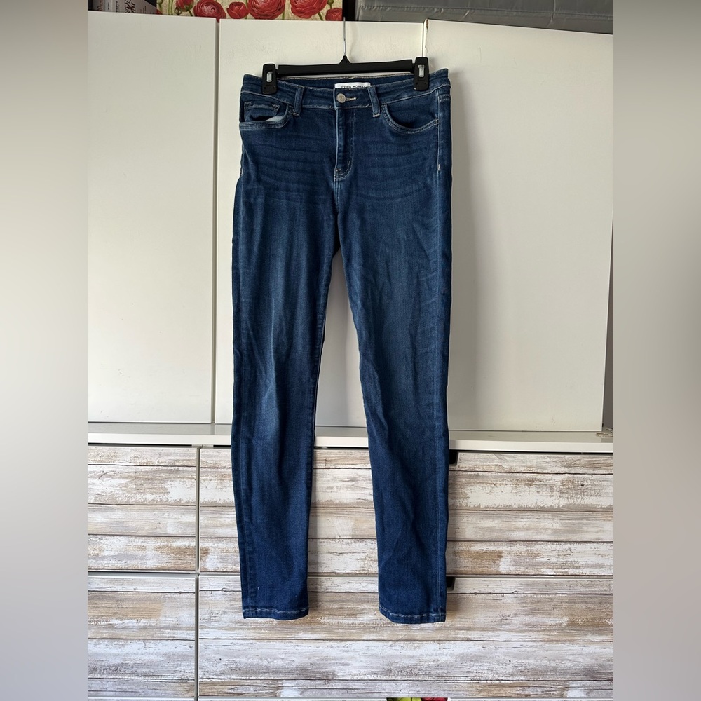 👖 Flying Monkey Skinny Jeans Size 28 Blue Stretch Mid Rise